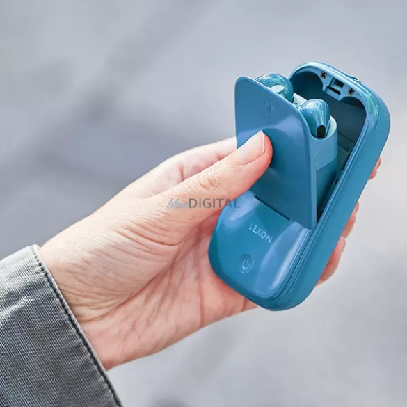 Lexon Speakerbuds vezeték nélküli fejhallgató Bluetooth-hangszóróval, kék, LA127B