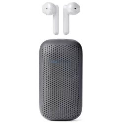   Lexon Speakerbuds vezeték nélküli fejhallgató Bluetooth-hangszóróval, szürke, LA127G