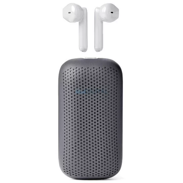 Lexon Speakerbuds vezeték nélküli fejhallgató Bluetooth-hangszóróval, szürke, LA127G