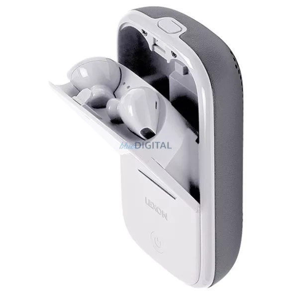 Lexon Speakerbuds vezeték nélküli fejhallgató Bluetooth-hangszóróval, szürke, LA127G
