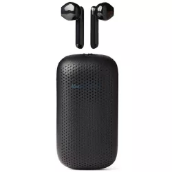   Lexon Speakerbuds vezeték nélküli fejhallgató Bluetooth-hangszóróval, fekete, LA127N