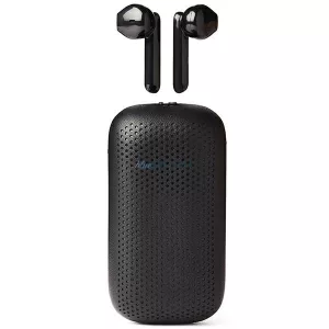 Lexon Speakerbuds vezeték nélküli fejhallgató Bluetooth-hangszóróval, fekete, LA127N