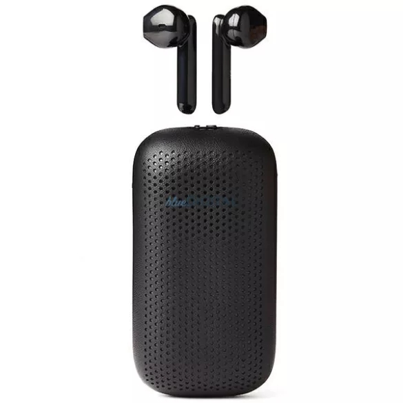 Lexon Speakerbuds vezeték nélküli fejhallgató Bluetooth-hangszóróval, fekete, LA127N