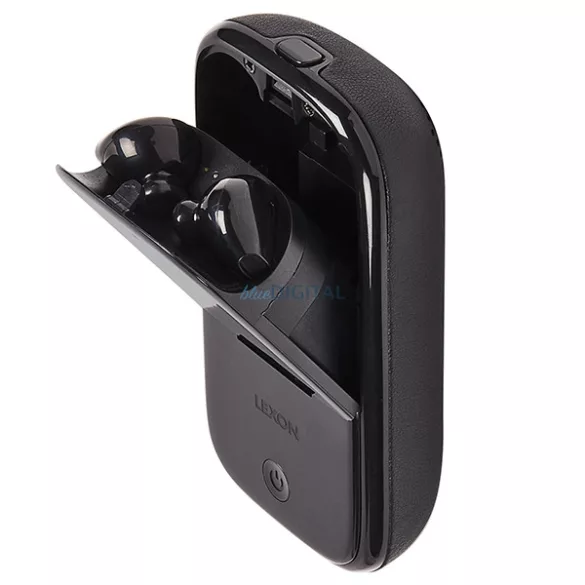 Lexon Speakerbuds vezeték nélküli fejhallgató Bluetooth-hangszóróval, fekete, LA127N