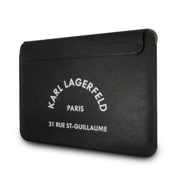 Karl Lagerfeld Notebook/Tablet táska KLCS133RSGSFBK 13"-os fekete Saffiano RSG táska