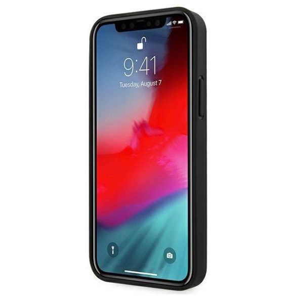 AMG AMHCP12LDOLBK iPhone 12 Pro Max 6,7" fekete Hot Stamped keménytok