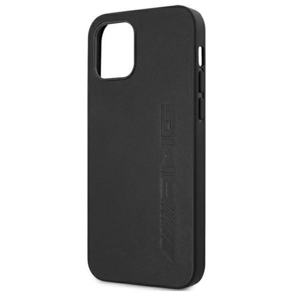 AMG AMHCP12LDOLBK iPhone 12 Pro Max 6,7" fekete Hot Stamped keménytok