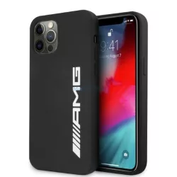   AMG AMHCP12LSGLBGN iPhone 12 Pro Max 6,7" fekete szilikon Big Logo tok