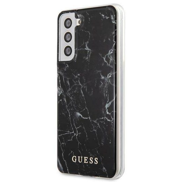 Guess GUHCS21MPCUMABK S21+ G996 fekete keménytok márvány