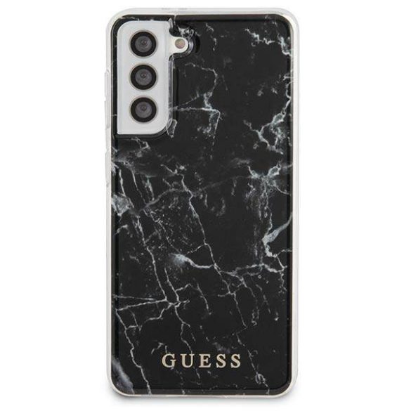 Guess GUHCS21MPCUMABK S21+ G996 fekete keménytok márvány