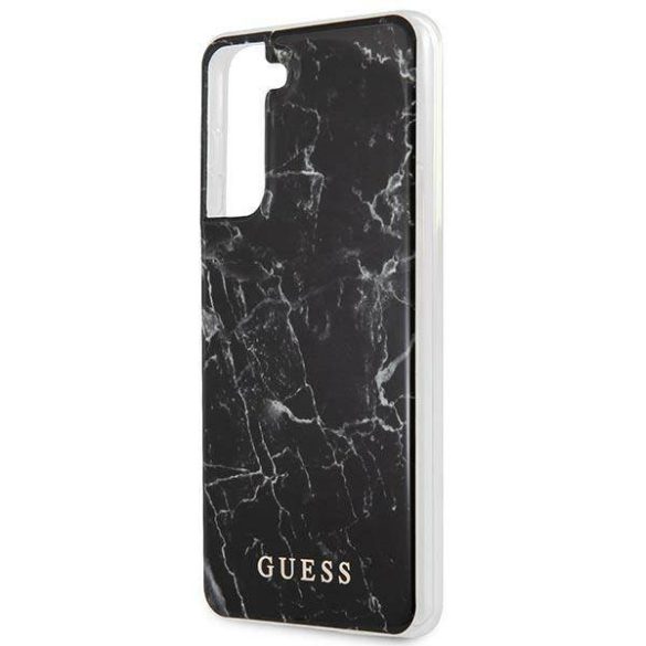 Guess GUHCS21MPCUMABK S21+ G996 fekete keménytok márvány