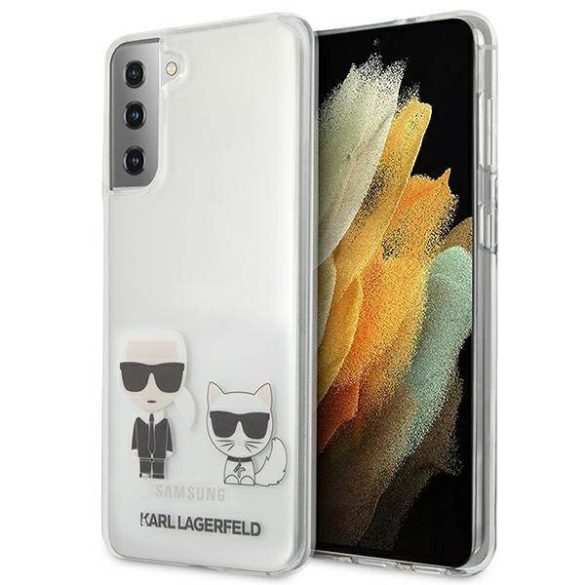 Karl Lagerfeld KLHCS21MCKTR S21+ G996 átlátszó Karl & Choupette keménytok