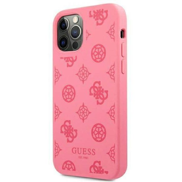 Guess GUHCP12LLSPEFU iPhone 12 Pro Max 6,7" fukszia Peony Collection keménytok