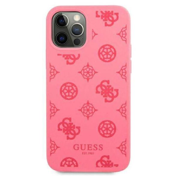 Guess GUHCP12LLSPEFU iPhone 12 Pro Max 6,7" fukszia Peony Collection keménytok