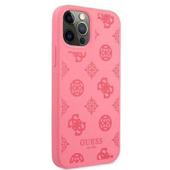 Guess GUHCP12LLSPEFU iPhone 12 Pro Max 6,7" fukszia Peony Collection keménytok