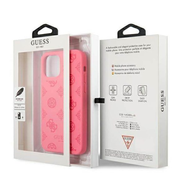 Guess GUHCP12LLSPEFU iPhone 12 Pro Max 6,7" fukszia Peony Collection keménytok