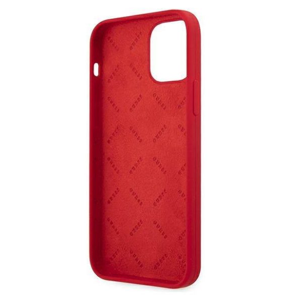 Guess GUHCP12LLSPEWRE iPhone 12 Pro Max 6,7" piros Peony Collection keménytok