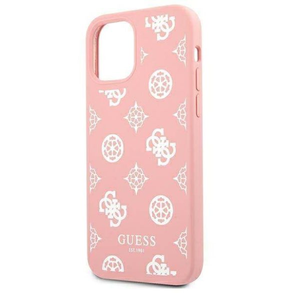 Guess GUHCP12LLSPEWPI iPhone 12 Pro Max 6,7" rózsaszín Peony Collection keménytok