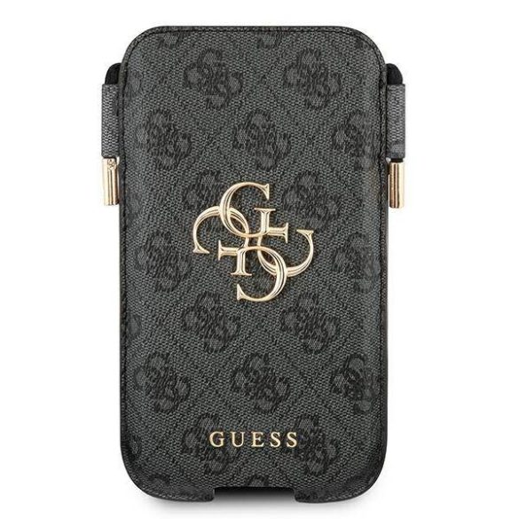 Guess telefontáska GUHCP12L4GPSGR 6,7" szürke 4G fém logó