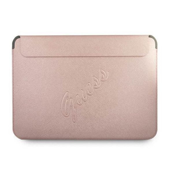 Guess Laptop táska GUCS13PUSASPI 13" rózsaszín Saffiano Script