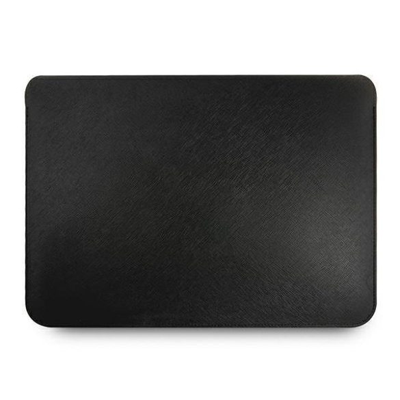 Guess Laptop táska GUCS13PUSASBK 13" fekete Saffiano Script