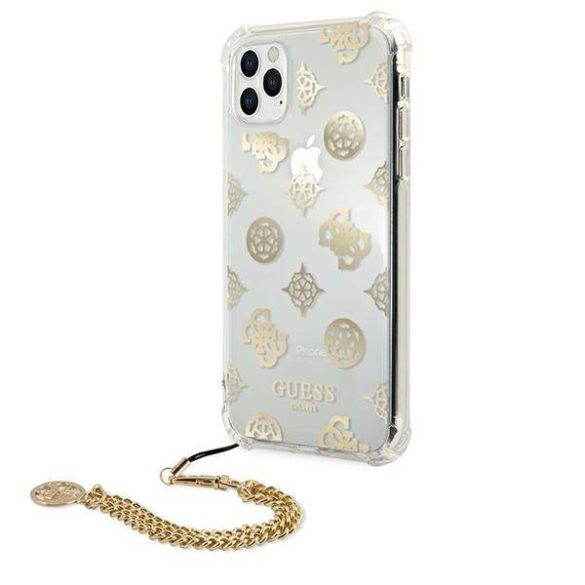 Guess GUHCN58KSPEGO iPhone 11 Pro 5,8" arany Peony Chain Collection keménytok