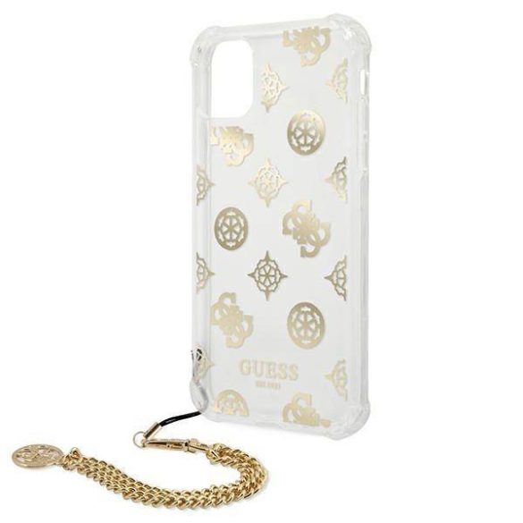 Guess GUHCN58KSPEGO iPhone 11 Pro 5,8" arany Peony Chain Collection keménytok