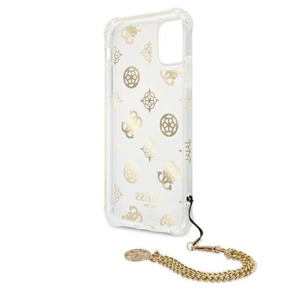 Guess GUHCN58KSPEGO iPhone 11 Pro 5,8" arany Peony Chain Collection keménytok