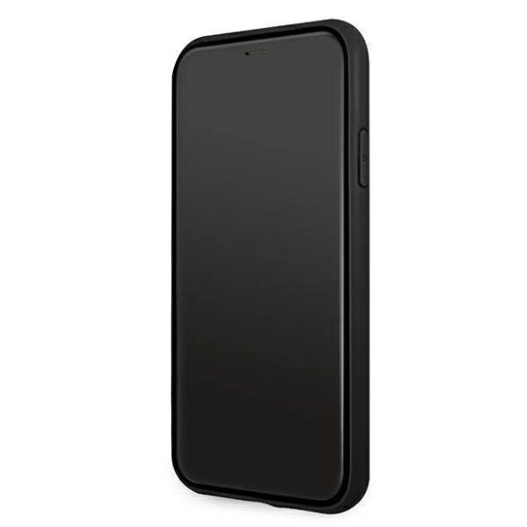 Guess GUHCN654GMGGR iPhone 11 Pro Max szürke 4G nagy fém logós keménytok