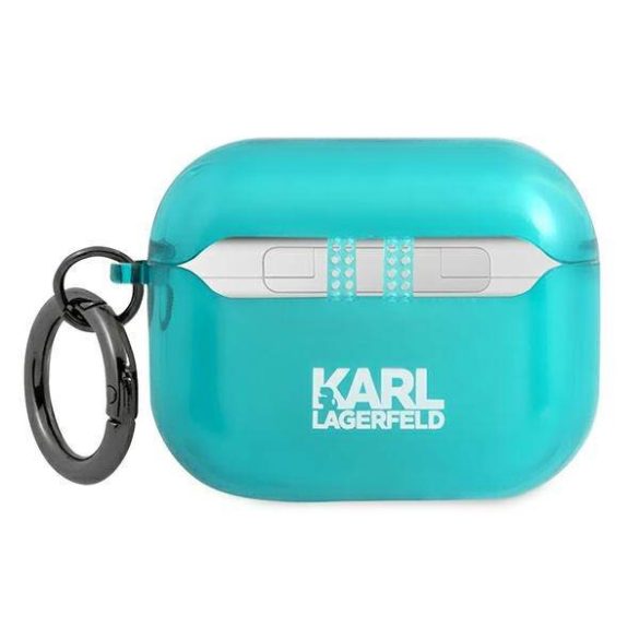 Karl Lagerfeld KLAPUCHFL AirPods Pro kék Choupette tok