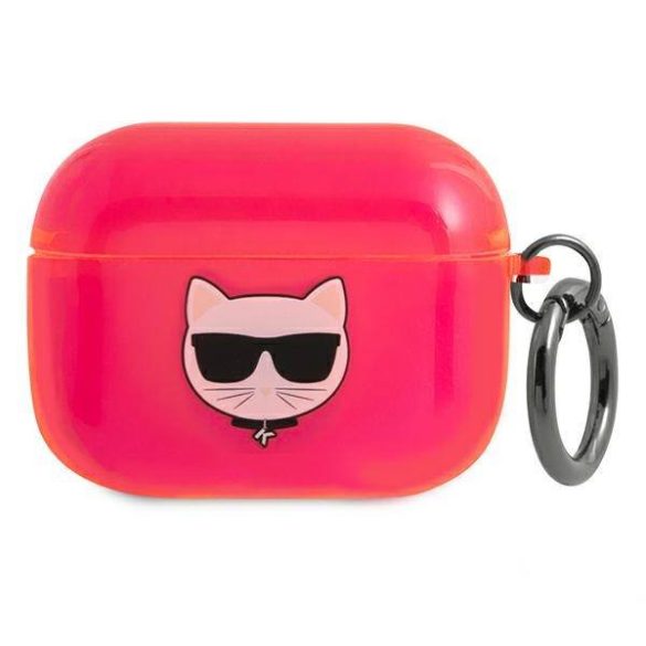 Karl Lagerfeld KLAPUCHFP AirPods Pro rózsaszín Choupette tok