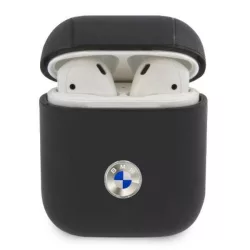   BMW BMA2SSLNA AirPods 1/2 tok Tengerészkék Geniune bőr ezüst logó