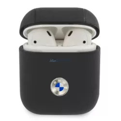   BMW BMA2SSLNA AirPods 1/2 tok Tengerészkék Geniune bőr ezüst logó