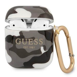 Guess GUA2UCAMG AirPods 1/2 tok fekete terepszínű kollekció