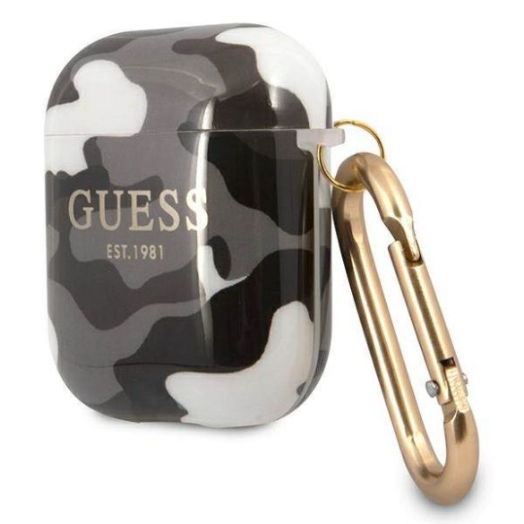 Guess GUA2UCAMG AirPods 1/2 tok fekete terepszínű kollekció