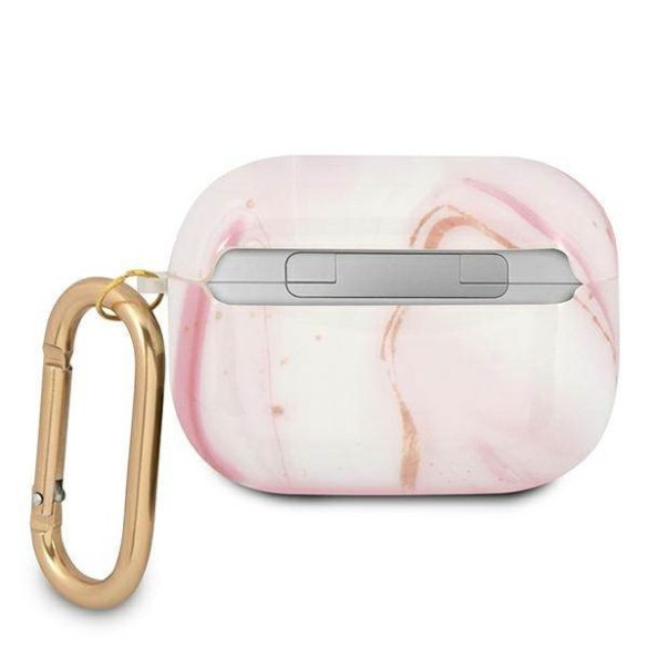 Guess GUAPUNMP AirPods Pro rózsaszín Marble Collection tok