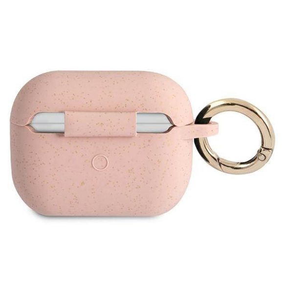 Guess GUAPSGGEP AirPods Pro rózsaszín szilikon Glitter tok