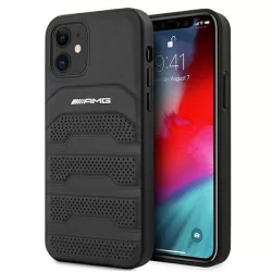   AMG AMHCP12SGSEBK iPhone 12 mini 5,4" fekete dombornyomott keménytok