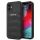 AMG AMHCP12SGSEBK iPhone 12 mini 5,4" fekete dombornyomott keménytok