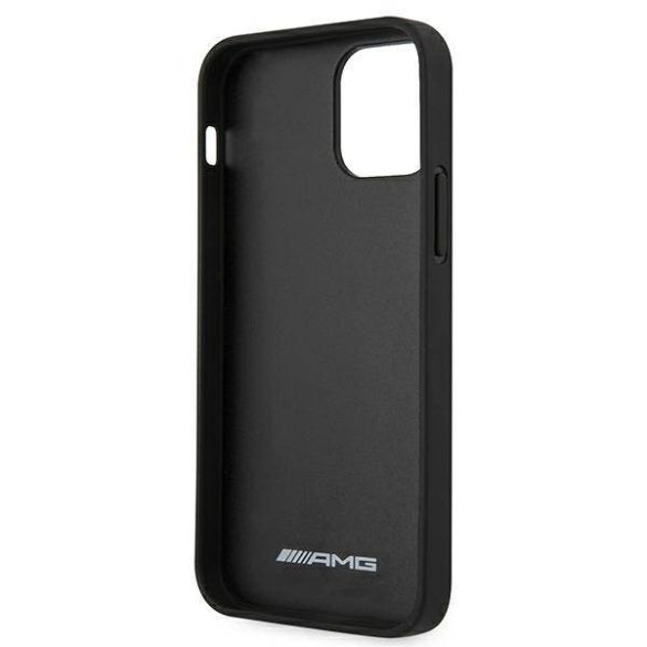 AMG AMHCP12SGSEBK iPhone 12 mini 5,4" fekete dombornyomott keménytok