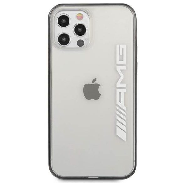AMG AMHCP12LAESLBK iPhone 12 Pro Max  fémszínű átlátszó keménytok