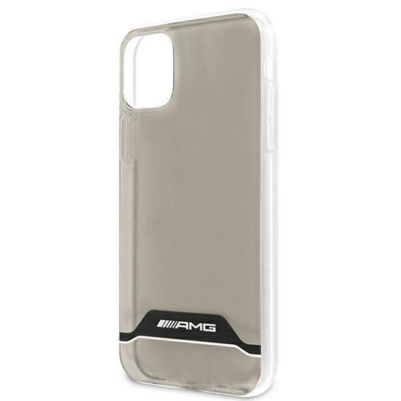 AMG AMHCN61TCBW iPhone 11 / Xr 6,1" átlátszó keménytok Electroplate Fekete és fehér
