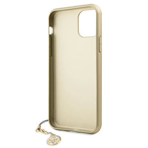 Guess GUHCN61GF4GGR iPhone 11 6,1" / Xr szürke 4G Charms Collection keménytok