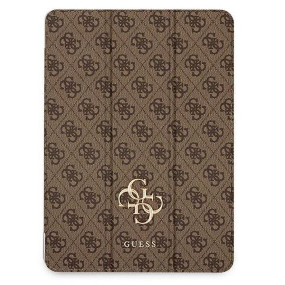 Guess GUIC12G4GFBR iPad 12,9" 2021 barna 4G Collection könyvtok