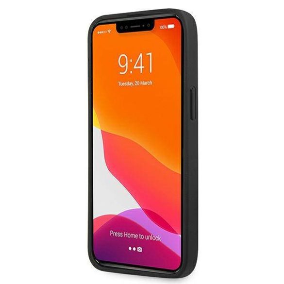 AMG AMHCP13LDOLBK iPhone 13 Pro / 13 6,1" fekete Hot Stamped keménytok