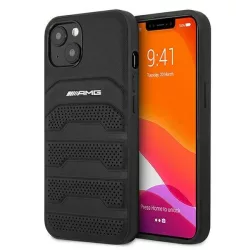  AMG AMHCP13SGSEBK iPhone 13 mini 5,4" fekete dombornyomott keménytok
