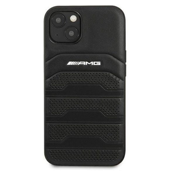 AMG AMHCP13SGSEBK iPhone 13 mini 5,4" fekete dombornyomott keménytok