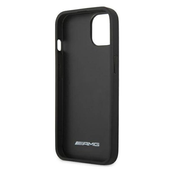 AMG AMHCP13SGSEBK iPhone 13 mini 5,4" fekete dombornyomott keménytok