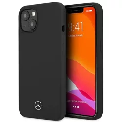   Mercedes MEHCP13SSILBK iPhone 13 mini 5,4" fekete keménytok Silicone Line