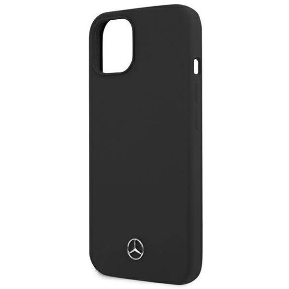 Mercedes MEHCP13SSILBK iPhone 13 mini 5,4" fekete keménytok Silicone Line